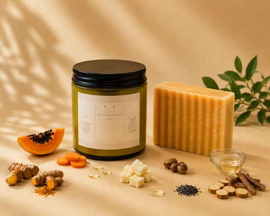Turmeric Glow Duo — Soap + Body Butter